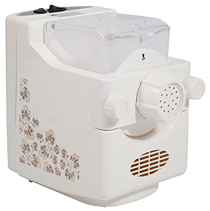 awolsrgiop Nudelmaschine 180W Elektrische Nudelmaschine Hält bis zu 500 g 55-60 U/min LED-Display, 9 Trafil Elektrische Nudelmaschine Vollautomatisch für Fettuccine Penne und Spaghetti