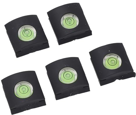 SENECESLI Hot Shoe Bubble Level, Precise Leveling 1 Axis Hot Shoe Level 5PCS Easy Assembly for Landscape Photography