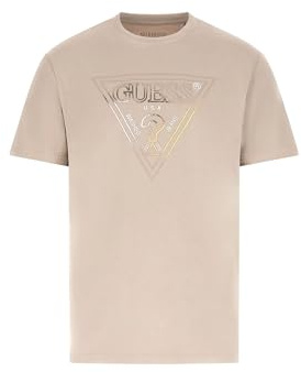 GUESS T-Shirt, beige, XXL