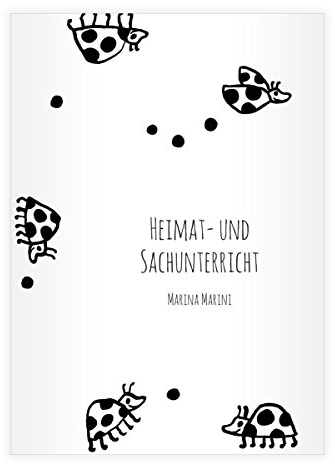 Kartenkaufrausch 8 personalisierte, Süße DIN A4 Schulhefte, Rechenhefte mit Marienkäfer Umschlag zum Ausmalen Lineatur 22 (kariertes Heft)