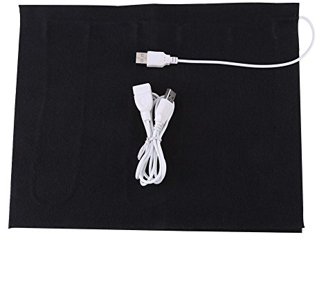 Walfront 5 V USB elektrisches Heizkissen für den Sitz von Kleidung Haustiere Haustiere Bettwärmer
