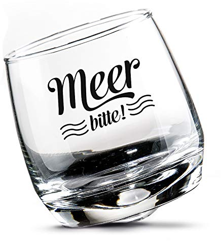 2 er Set Whisky-Gläser Rumgläser Wackelglas Schwenkglas in Geschenkbox Höhe 8,5 cm Durchmesser 7,5 cm 200ml Perfekt für Zuhause, Restaurants und Partys Spülmaschinenfest