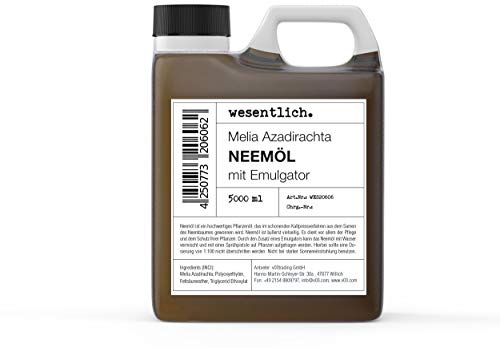 Neemöl mit Emulgator 5000ml - fertig gemischt für sofortige Anwendung von wesentlich.