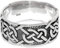 Windalf Celtic Ring LUGH 0.9 cm Kelten Schmuck Ring der Freundschaft 925 Sterlingsilber (Silber, 66 (21.0))