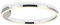 s.LUCE pro LED-Deckenlampe Ring L Dimmbar Ø 80cm in Chrom Wohnzimmer Ring Deckenlampe
