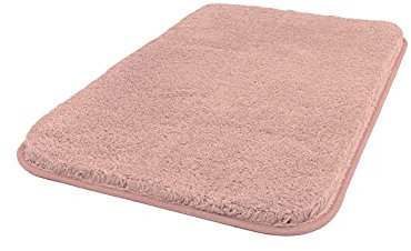 Carvapet Antiscivolo Tappetino Bagno Assorbente Acqua Tappeto Foccia per Il Bagno Morbido Peluche Microfibra Tappeto da Bagno(Arrossire,50x80cm)