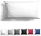 Alreya Mako Satin Kissenbezug 40 x 80 cm - 100% Baumwolle mit YKK Reißverschluss, Superweicher Kopfkissenbezug 40x80, Kissenhülle, Oeko-TEX® Standard Zertifiziert, Weiß, nur Kissenbezug