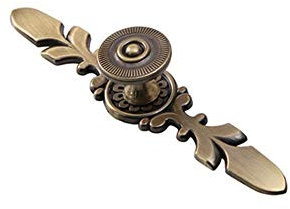 Xuulan Bar handles for cabinets 96, Kitchen Cabinet Door Handle, Gold Antique Bronze Handle,Antique Copper Handle,Set Furniture Door Drawer Handles, with Back Plate (Color : Antique Bronze L121)