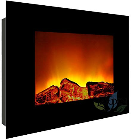 Suinga Elektrischer Wandkamin mit Flammeneffekt, Leistung 1800 W