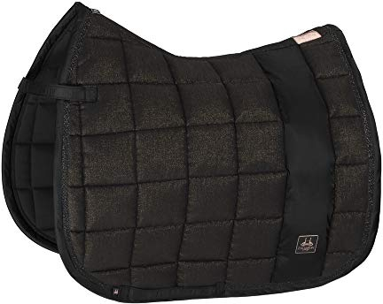 Eskadron Heritage Schabracke Big Square Cotton Glitter, deepberry, Black, ivorygrey Form Vielseitigkeit, Farbe Black