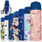 Kidymom Trinkflasche Kinder Edelstahl, Thermosflasche Auslaufsicher BPA frei 350ml +Transporttasche, Isoliert Thermos Trinkflaschen, Einhorn Flasche Kind Kleine Thermoskanne Kindergarten Schule