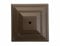 Linic Plastic Fence Post Caps for a 4 (100mm) Fence Post, Rot Proof. UK Made. Free UK Postage (1, Dark Brown)