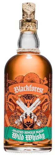 Brennerei Wild, Blackforest Peated Single Malt Wild Whisky, Süßliche Karamell-Nuss-Note, Rauchiger Abgang, 42% Vol., Premium Qualität, Made in Germany