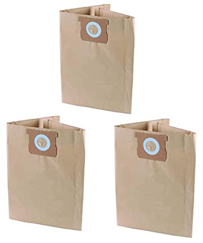 3 Staubsaugerbeutel für Dewalt 6 bis 10 Gallonen Shop Vac DXVA19-4101, Staubsammelbeutel mit Filter für Vacmaster VHBM Staubsauger, Ersatzteile BM08 Zubehör-Set