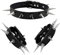 Manfnee Leder Gothic Choker Armband Punk Spike Niete Rock Kragen Halskette Armband Armbänder