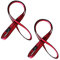 FORBELL Nylon Kletterschlinge, 18mm Nylon Sling Runner für Klettern, Schaukeln, Baumarbeiten, Outdoor-Aktivitäten (120 cm, Rot (2 Stück))