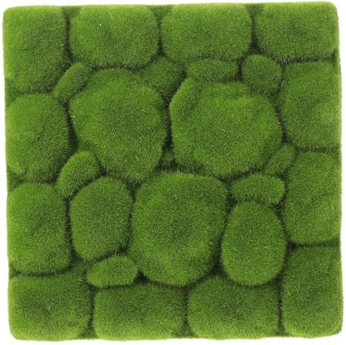 Ciieeo Muschio artificiale rocce decorative finto muschio verde per la decorazione della parete fai da te sfondo della parete simulazione muschio Decor per disposizione floreale