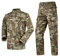 LANBAOSI Uniforme Tactique Homme Combat Chemise Militaire Veste et Pantalon Militaire Paintball Ensemble ACU de Chasse dans Les Bois Camo