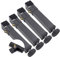 HFDASUENT Lot de 4 Pieds Réglables de Lit,Pattes Réglable de Sommier Pied de Meubles Pieds de Sommier réglable en Hauteur,pour Meubles Support Fixe De Cadre De Lit Tatami(Size:40cm(15.7in))