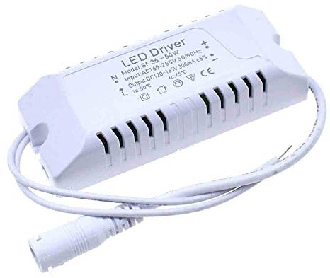 Potenza di azionamento LED 3W-50W LED pannello luce driver corrente costante DC trasformatore fai da te (36-50W)