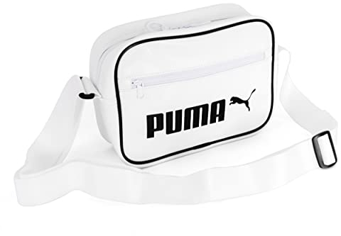 PUMA Unisex – Erwachsene Campus Reporter Mini Umhängetasche weiß