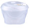 Salad Spinner Large Plastic Salad Vegetable Dresser Washer Dryer Colander Lettuce Leaf Herb Drainer Strainer Easy Spin Drain Lid, 4 Litre (White)