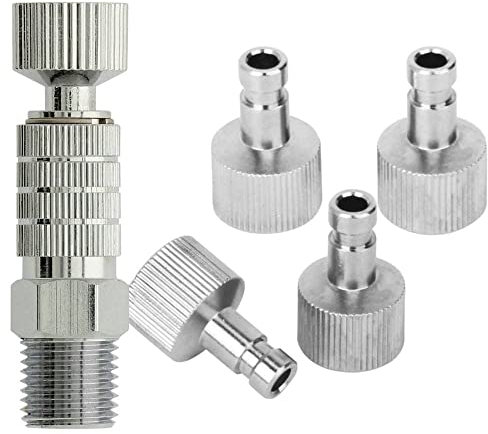 Airbrush Cleaning Kit Airbrush Quick Release Coupling Disconnect Adapter Kit (5pcs Set Airbrush kit)