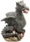 Dinosaurier Frisst Elf Ornament, Garten Kunst Ornament, Outdoor-Garten Zwerg Statue Dekorative Harz Ornament Für Outdoor Indoor-Rasen Terrasse Hof