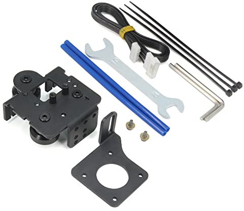 Zeberoxyz Ender 3 Neo - Placa de transmisión directa para impresora 3D con 3 poleas, solo para Ender 3 Neo, Ender3 V2 Neo, Ender 3 Max Neo Direct Extrusora Placa Adaptadora (Placa para Ender3 Neo)