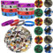 jiaoohoo 74 harry pensierini di compleanno per bambini, set con adesivi, braccialetti e spille per feste per ragazzi e ragazze