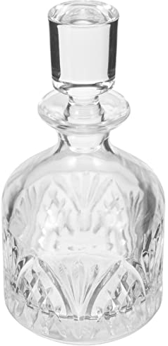 Happyyami Carafes À Whisky En Verre Bouchon Décoratif De Whisky Titulaire En Cristal De Étranger Glass Verres Pour Le Brandy Vodka