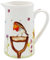 Leonardo Garden Birds Fine China Water Jug Serving Decorative Table Floral Ceramic Vase - 500ml Capacity - Multicoloured