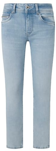 Pepe Jeans Damen Slim Jeans Lw, Blau (Denim-XW4), 28W / 32L