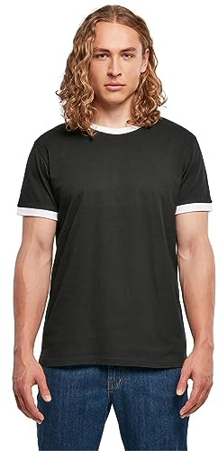 Build Your Brand Herren Bb022-ringer Tee T-Shirt (1er Pack)