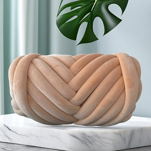 Chunky Cotton Yarn for Arm Knitting Crochet Super Saver Jumbo Giant Bulky Premier Yarn for Making Pets House Blanket
