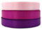 Set 3 Farben im rosa-Design Satinband Schleifenband Dekoband Band Bastelband Zierband Satin Rosa Beere Aubergine (12 mm/Breite)
