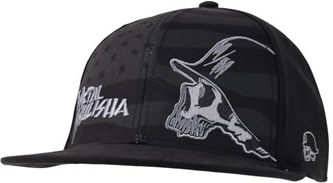 Metal Mulisha Herren Classic Baseballkappe, Schwarz Grau, L/XL