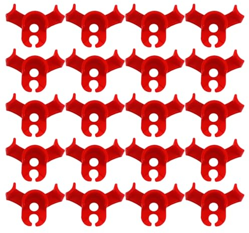 Pflanzentrainings-Clips, 30 Stück, Pflanzenstiel-Trainer, Zweigklemme, 90 Grad, Pflanzenbiege-Clip, Befestigung, Astform, Schnalle, Pflanzen-Rankgitter, Netz, Pflanzenbieger, Zweigklemmen