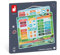 Janod Lernkalender, bunt: Spiel, 3 bis 6 Jahre, 71 Magnete, inkl. Aufhängehalterung und Baumwollschnur