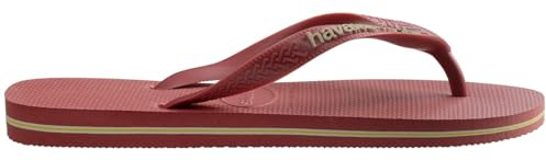 Havaianas BRASIL LOGO Slipper Damen, rosa rose, 41/42 EU