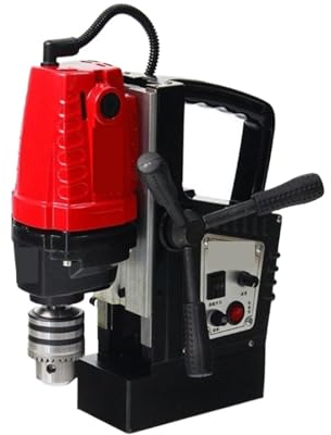 Tischkreissäge JT-16RE Magnetische Bohrmaschine, Elektrische Tischbohrmaschine For Den Bau Von Stahlkonstruktionen, Stufenlose Geschwindigkeitsregelung(16A)