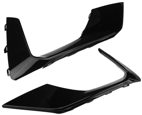Frontstoßstange Untere Nebelscheinwerfer Lampe Gitter Für Ford Focus MK4 ST ST Line ST Line X 2019-2021 Rechts/Links Nebelscheinwerfer Gitter Frontstoßstange Zubehör,A-Black