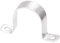 Unifizz 50mm(2) Heavy Duty 2 Hole U-Bracket Pipe Clamp,304 Stainless Steel Rigid U-Tube Strap Clamp Hanger Tube Tension Clips 4pcs