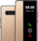 Samsung Galaxy S10 Case - S View, Clear View Flip Folio Premium PU Leather Hard PC Flip Case Cover, Luxury Anti-Scratch for Galaxy S10 (Gold)