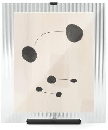 Umbra Flute Bilderrahmen aus Glas, 20x25cm Fotos, Schwarz