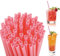 Lot de 60 pailles roses réutilisables en forme de cœur emballées individuellement, jolies pailles à cocktail, décoration de Saint-Valentin, fête prénuptiale, cadeaux de fête de mariage