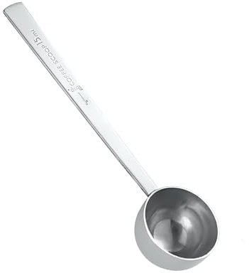 15 ml Coffee Measuring Spoon, Stainless Steel Coffee Scoop, Long Handle Coffee Measuring Scoop Spoon, Coffee Scoop for Ground Coffee, Metal Scoop Coffee Tea Grains Measure Scoop, for Coffee, Tea, Suga