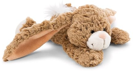 NICI Kuscheltier Hase Lopino 20cm - braun - Weiches Plüschtier – niedliches Stofftier zum Kuscheln & Spielen – tolle Geschenkidee für Kinder & Erwachsene | 62311