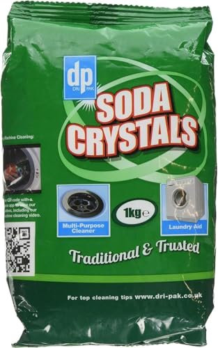 ASA® Dri Pak Soda Crystal 1kg - Washing Soda - Multi-Purpose Household Cleaner - Laundry Booster - Degreaser - Natural Cleaning - Removes Stain, Grease & Grime - Stain Remover