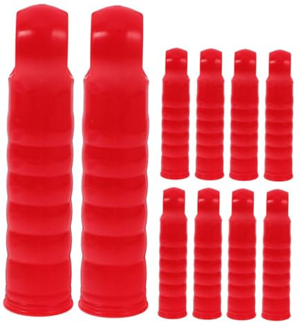 Zerodeko Mop Handle End Cap Set 22mm Broom Pole End Sleeve Replacement Head Grips for Mop Rod Outdoor Broom Handle Cap
